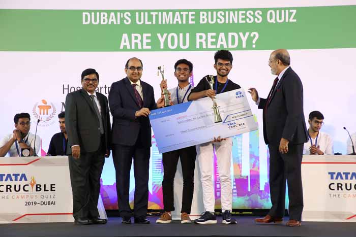 Tata Crucible Campus Quiz 2019 UAE - Winners
