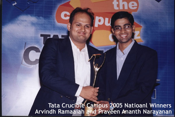 Tata Crucible Campus Quiz 2005 campus