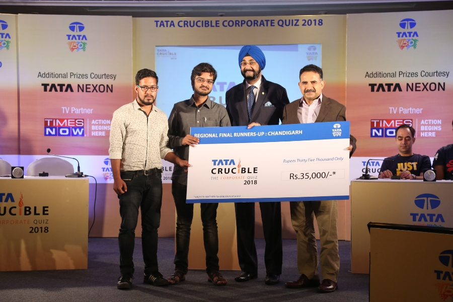 Tata Crucible Campus Quiz 2018 chandigarhcor