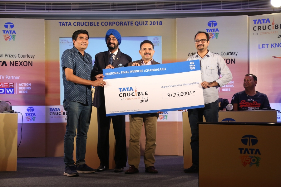 Tata Crucible Campus Quiz 2018 chandigarhcor
