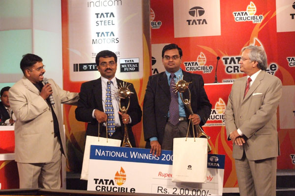 Tata Crucible Campus Quiz winners tata