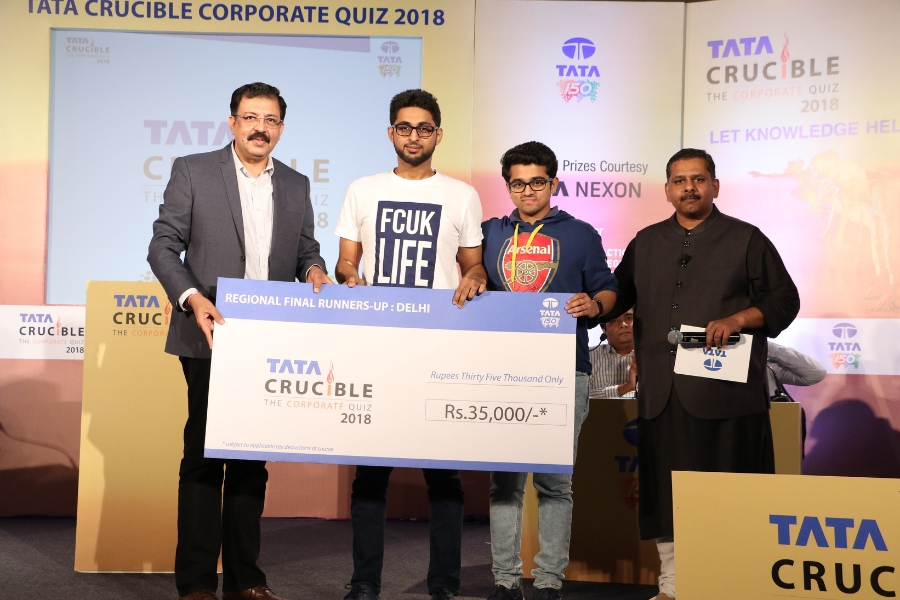 Tata Crucible Campus Quiz 2018 delhi