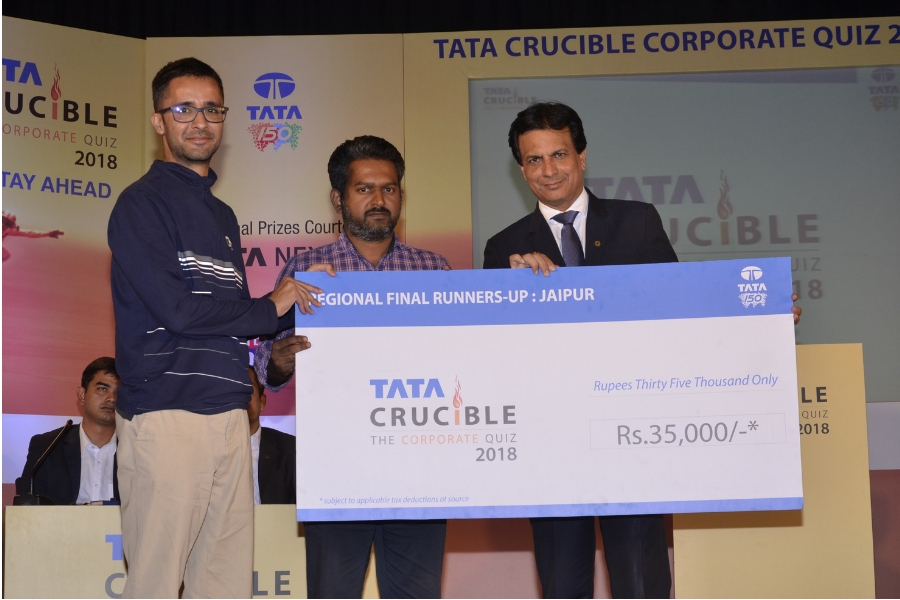 Tata Crucible Campus Quiz 2018 jaipurcor