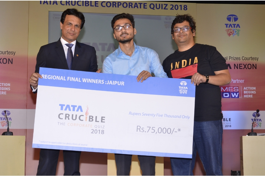 Tata Crucible Campus Quiz 2018 jaipurcor
