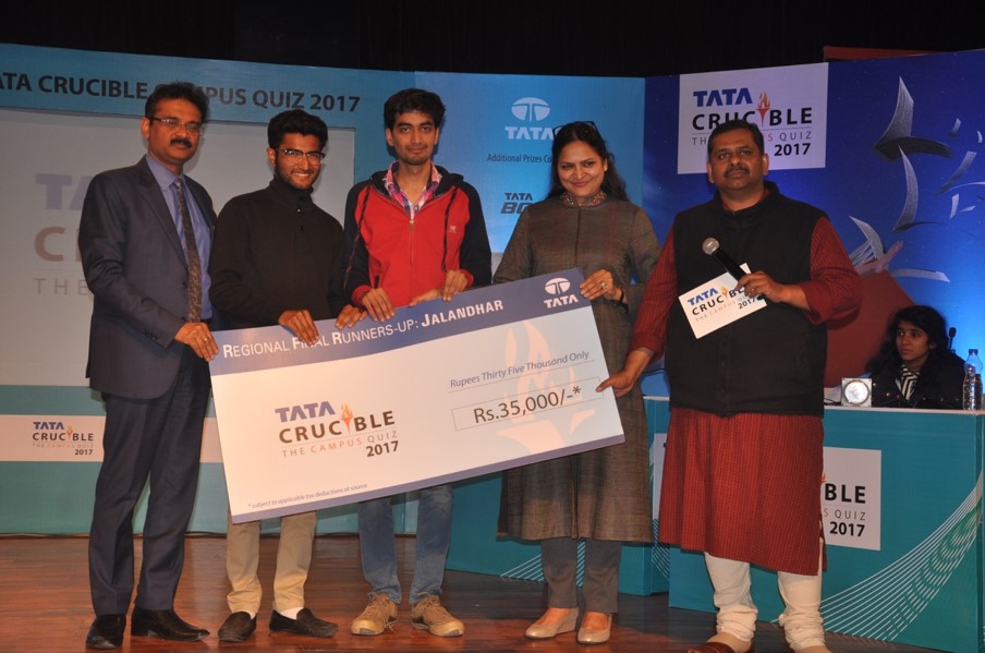 Tata Crucible Campus Quiz 2017 jallandar