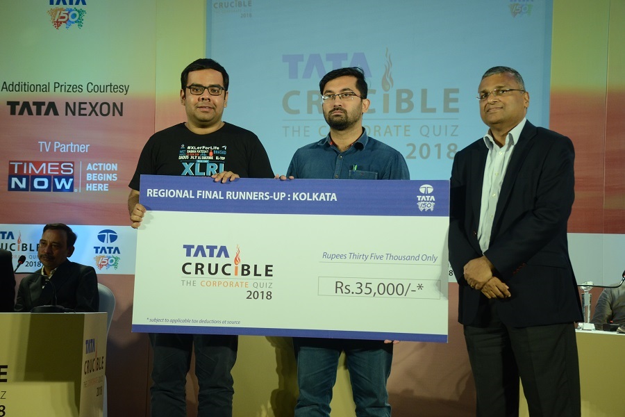 Tata Crucible Campus Quiz 2018 kolkatacor