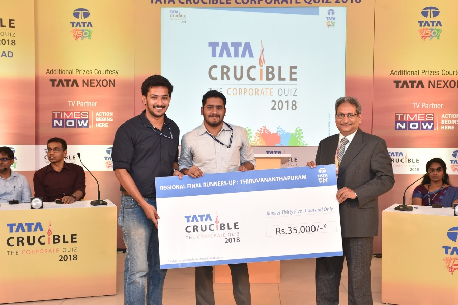 Tata Crucible Campus Quiz 2018 trivandrum
