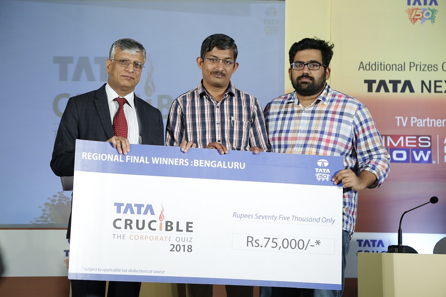 Tata Crucible Campus Quiz 2018 bengalurucor