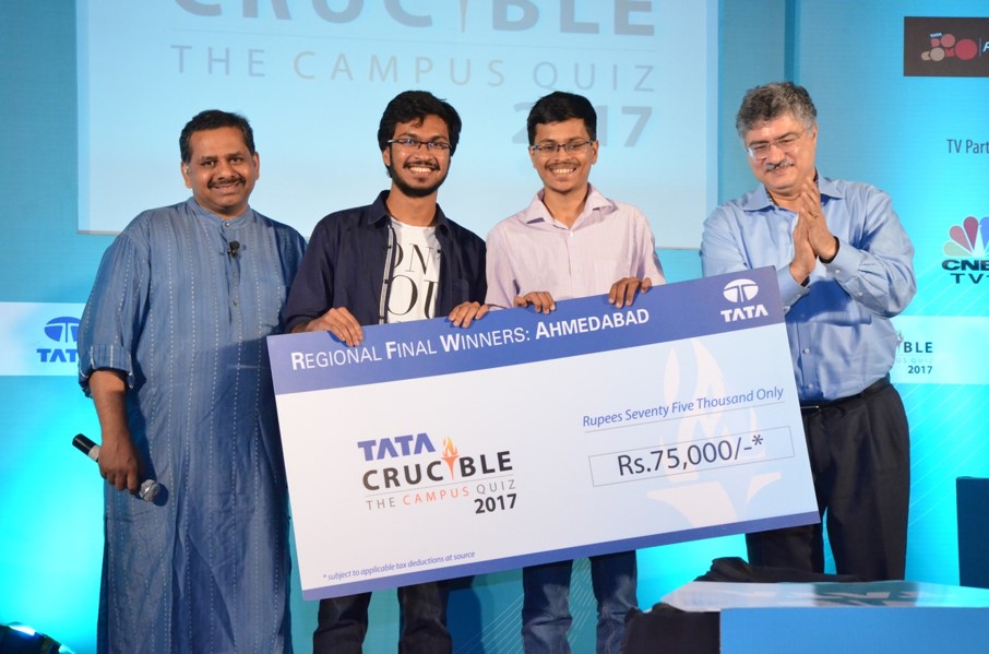 Tata Crucible Campus Quiz 2017 ahmedabad