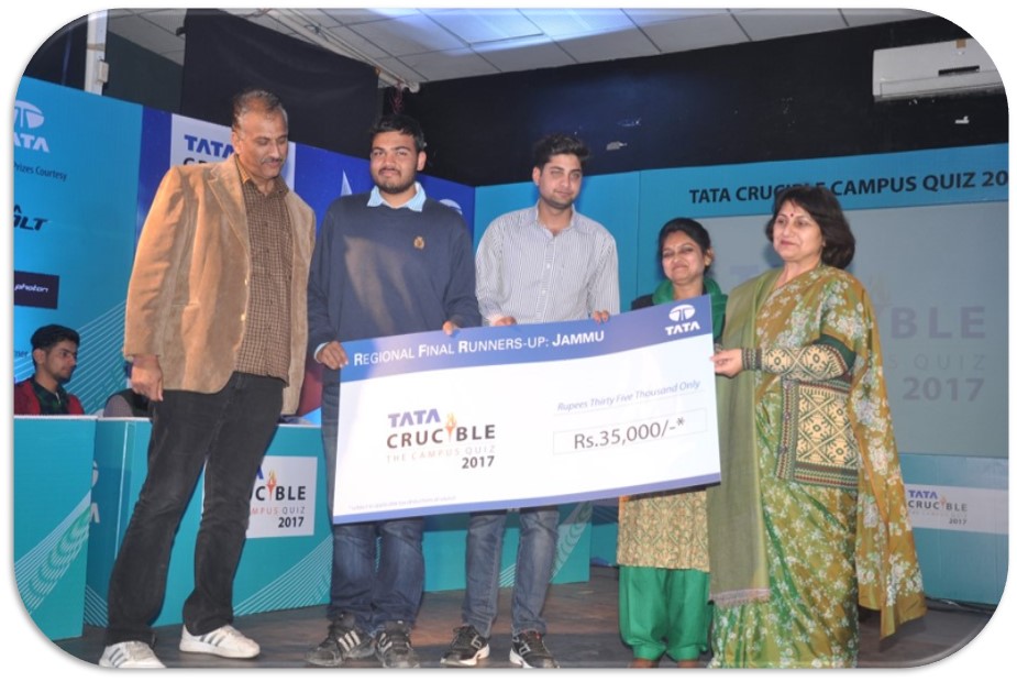 Tata Crucible Campus Quiz 2017 jammu
