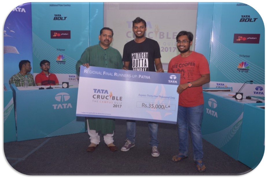 Tata Crucible Campus Quiz 2017 patna