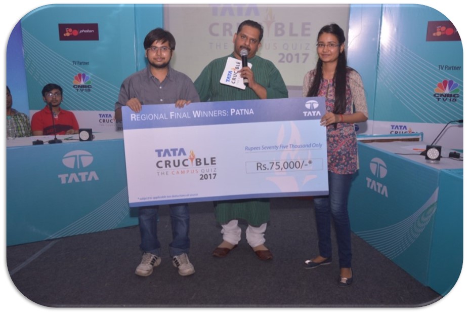 Tata Crucible Campus Quiz 2017 patna
