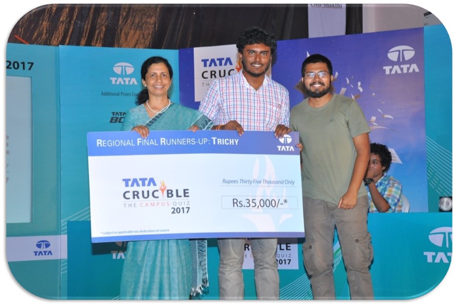 Tata Crucible Campus Quiz 2017 trichy