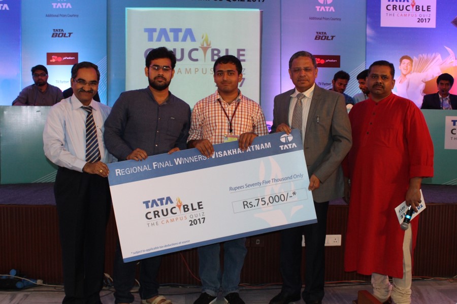 Tata Crucible Campus Quiz 2017 vizag