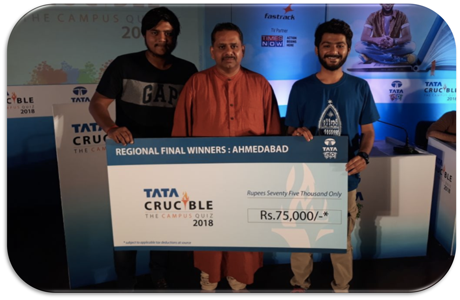 Tata Crucible Campus Quiz 2018 ahmedabad