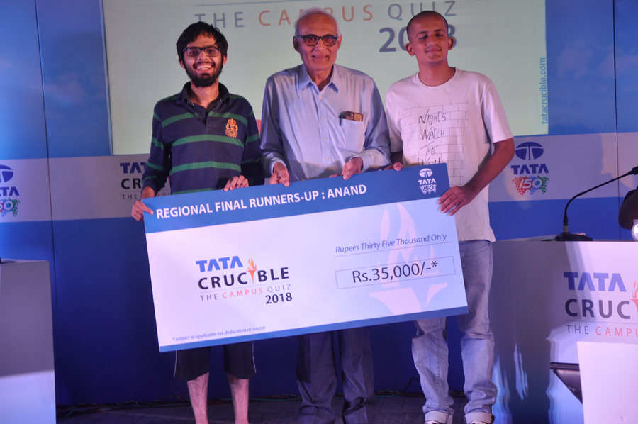 Tata Crucible Campus Quiz 2018 anand