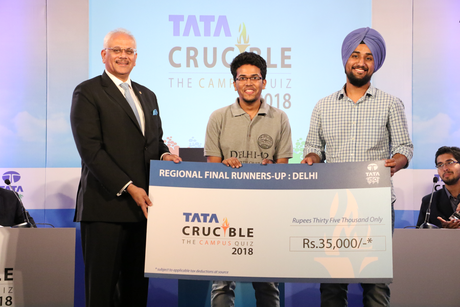 Tata Crucible Campus Quiz 2018 delhi