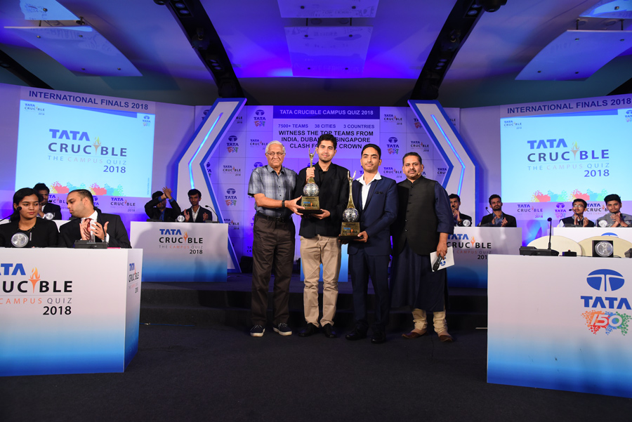 Tata Crucible Campus Quiz champions national
