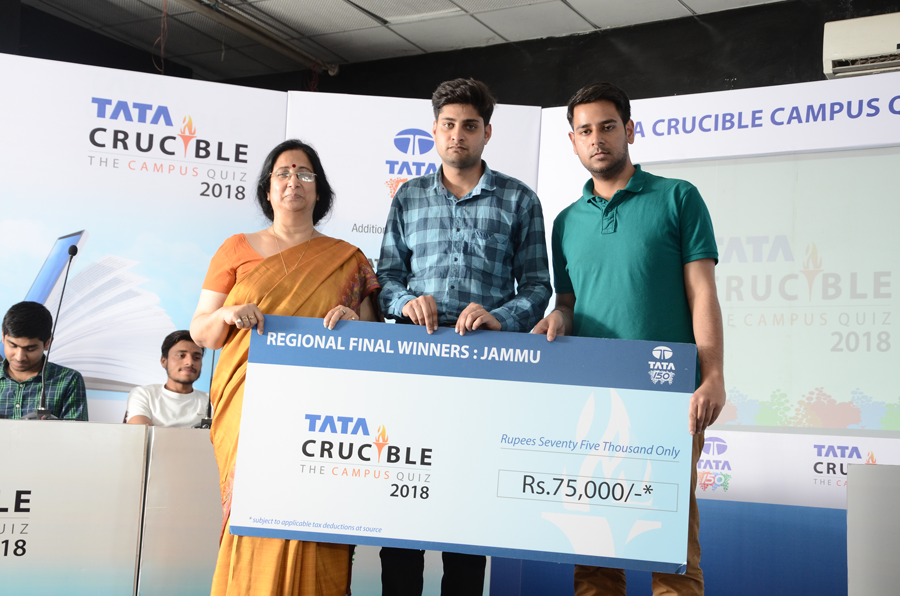Tata Crucible Campus Quiz 2018 jammu