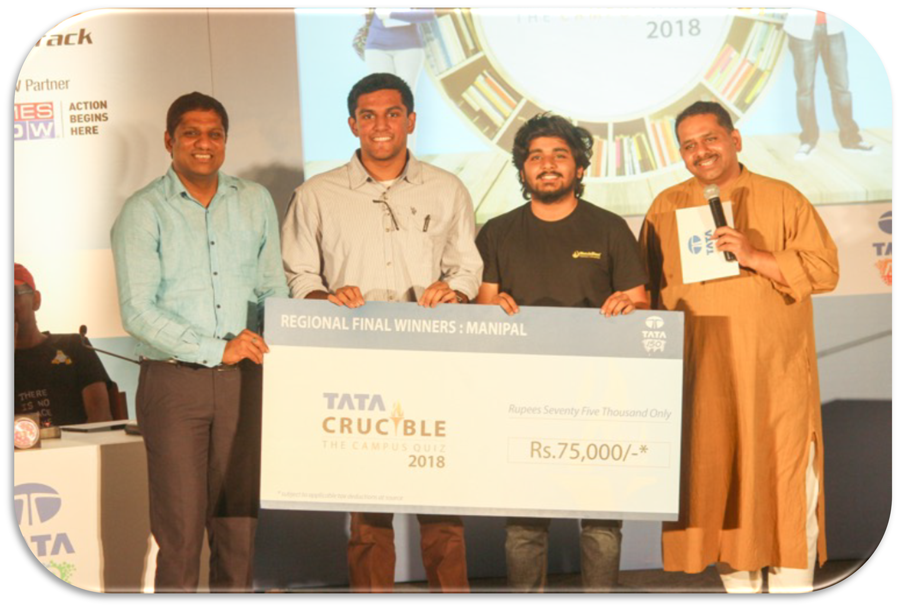 Tata Crucible Campus Quiz manipalcam_2018 manipalcam_2018