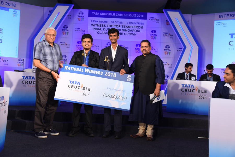 Tata Crucible Campus Quiz champions national