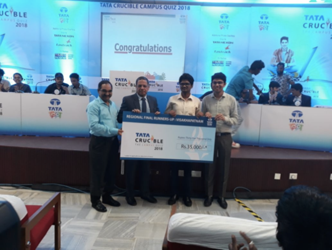 Tata Crucible Campus Quiz 2018 vizag