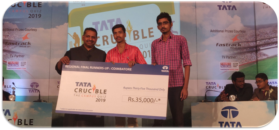 Tata Crucible Campus Quiz coimbatorecam_2019 coimbatorecam_2019
