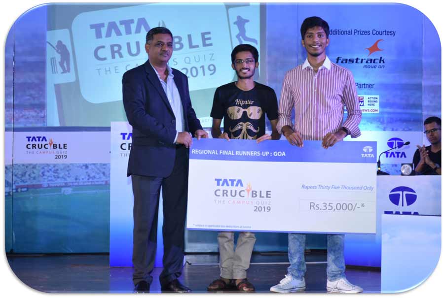 Tata Crucible Campus Quiz 2019 goa