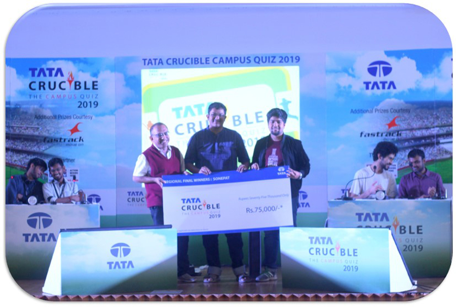 Tata Crucible Campus Quiz sonepatcam_2019 sonepatcam_2019