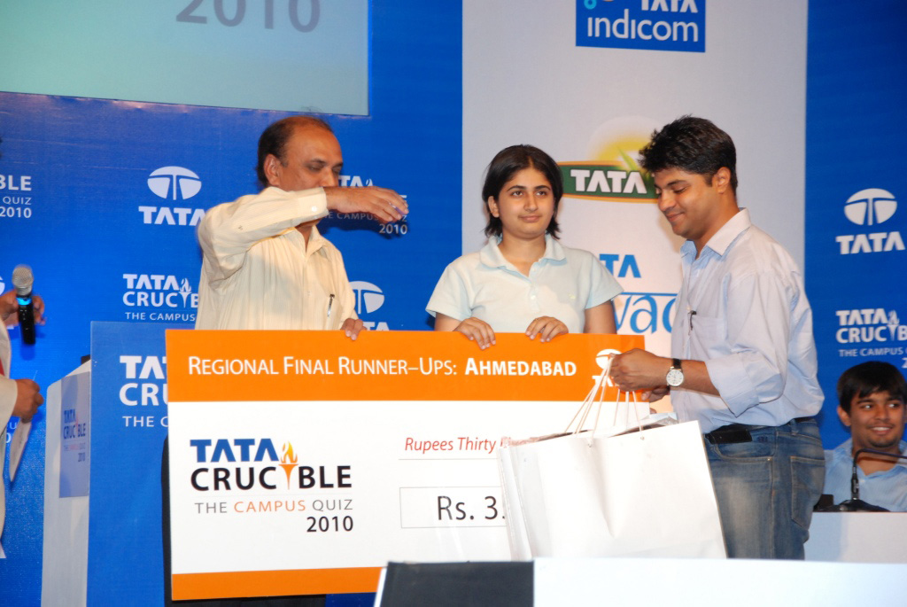 Tata Crucible Campus Quiz 2010 ahmedabad