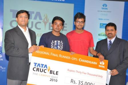 Tata Crucible Campus Quiz champions chandigarh