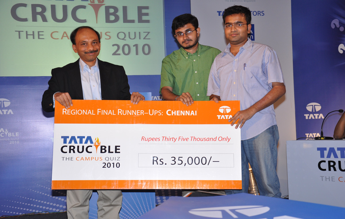 Tata Crucible Campus Quiz champions chennai
