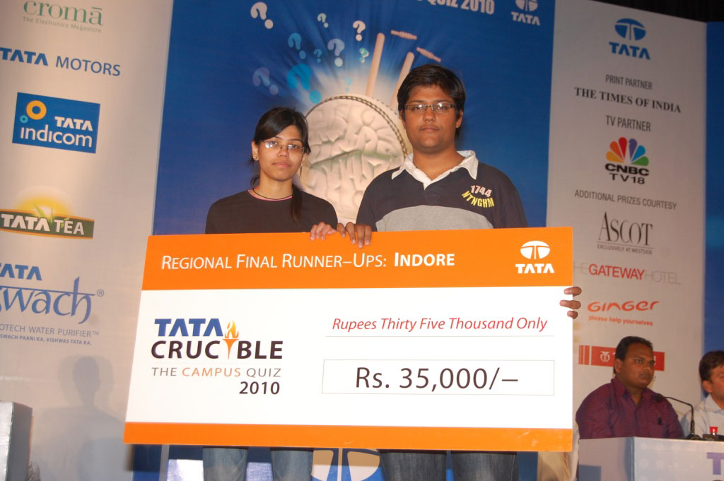 Tata Crucible Campus Quiz champions indore