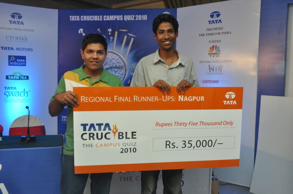 Tata Crucible Campus Quiz champions nagpur
