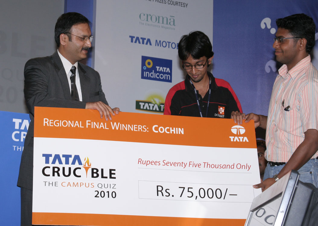 Tata Crucible Campus Quiz champions cochin