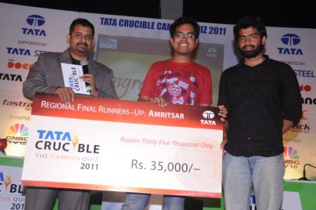 Tata Crucible Campus Quiz 2011 amritsar