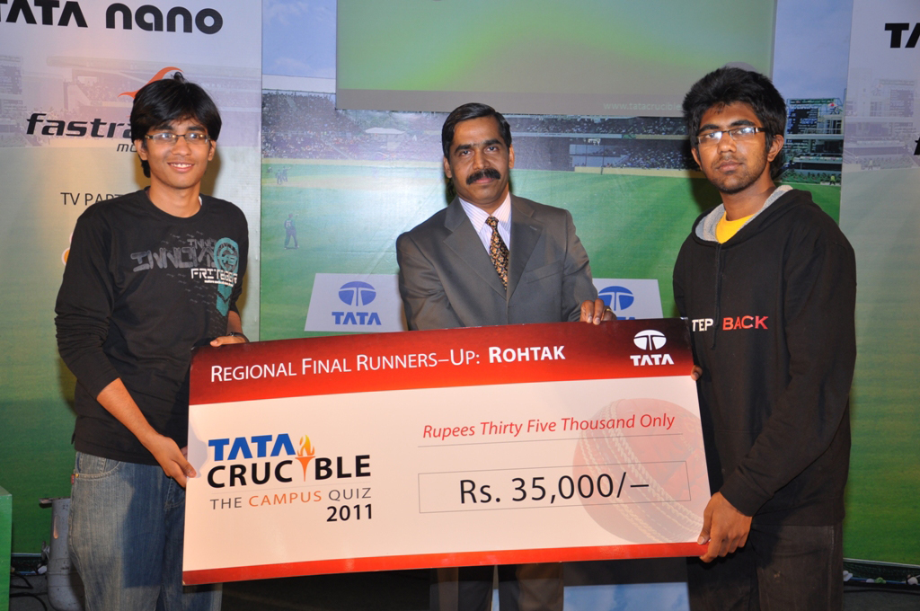 Tata Crucible Campus Quiz 2011 rohtak