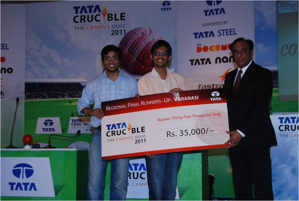 Tata Crucible Campus Quiz 2011 varanasi