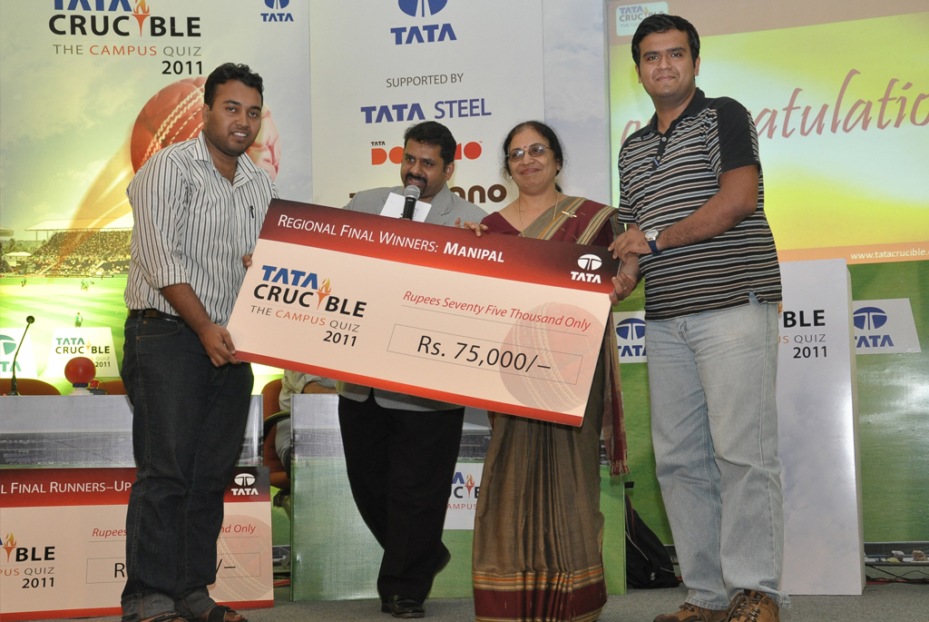 Tata Crucible Campus Quiz 2011 manipal