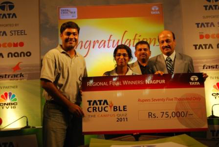 Tata Crucible Campus Quiz 2011 nagpur