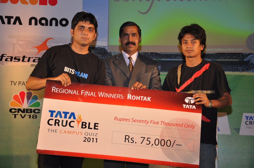 Tata Crucible Campus Quiz 2011 rohtak