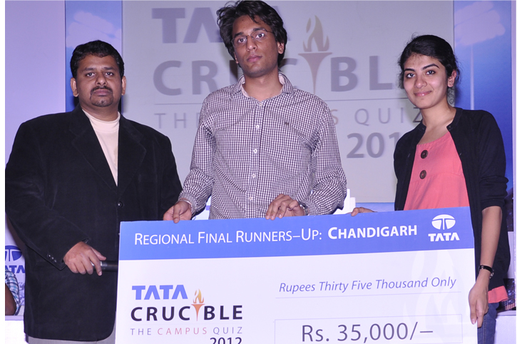 Tata Crucible Campus Quiz 2012 chandigarh