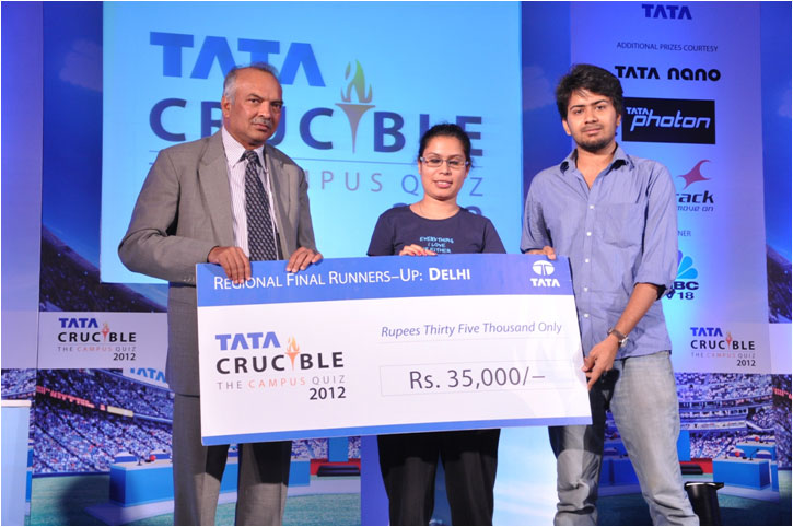 Tata Crucible Campus Quiz 2012 delhi