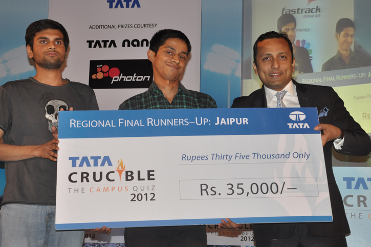 Tata Crucible Campus Quiz 2012 jaipur