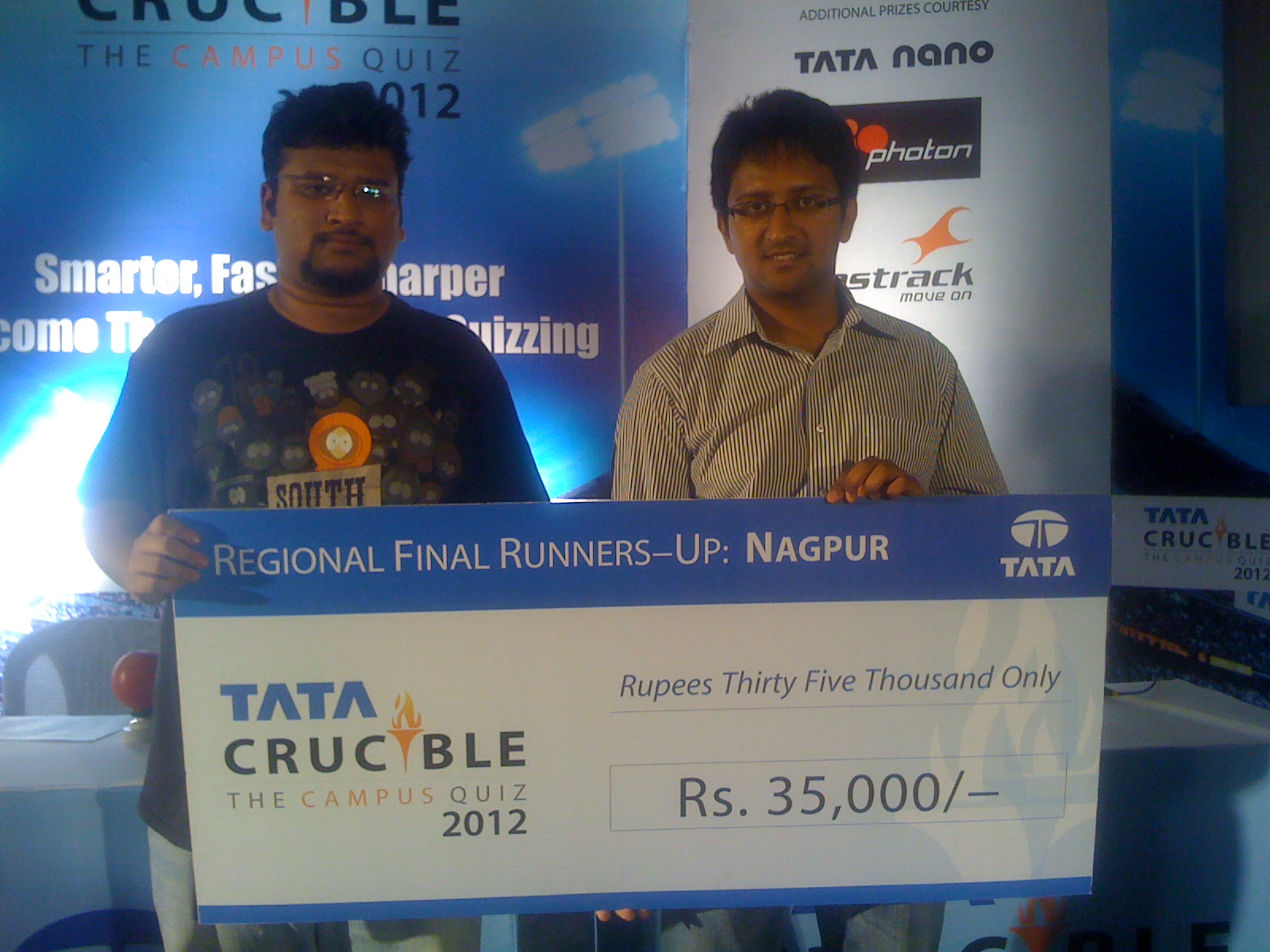 Tata Crucible Campus Quiz 2012 nagpur