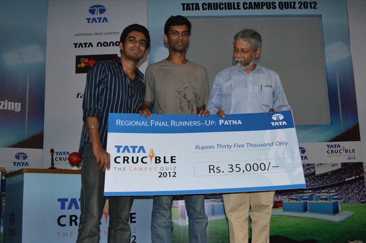 Tata Crucible Campus Quiz 2012 patna