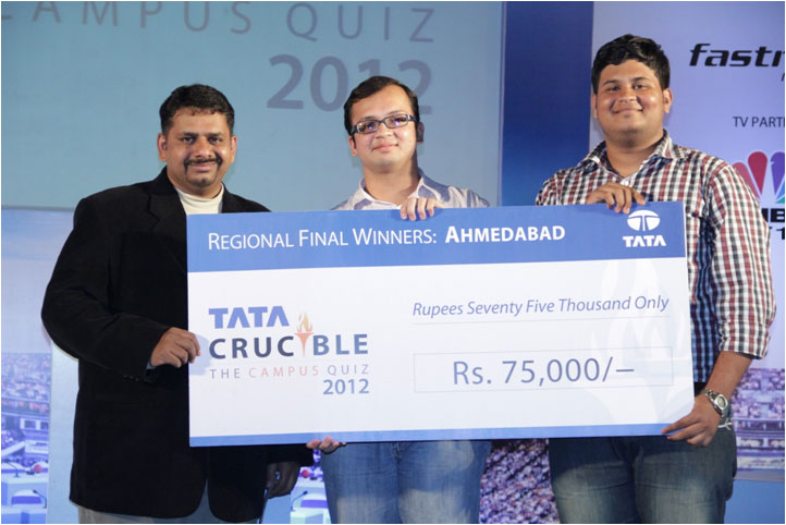 Tata Crucible Campus Quiz 2012 ahmedabad