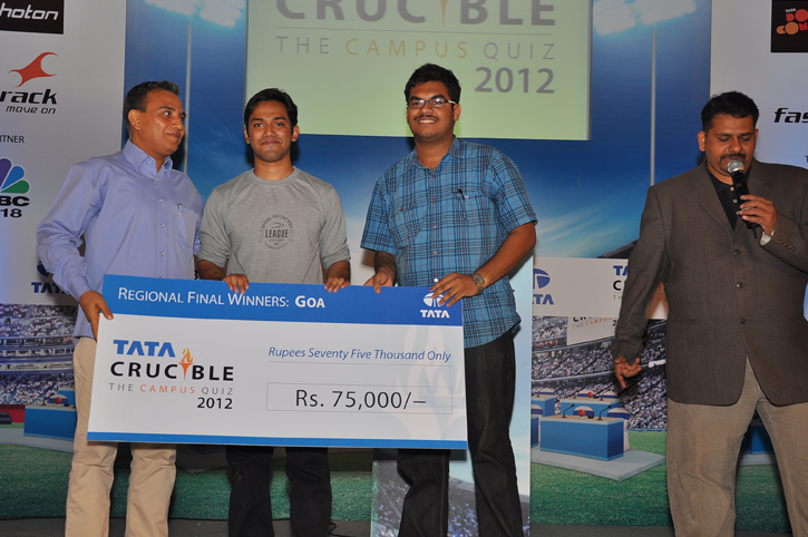 Tata Crucible Campus Quiz 2012 goa