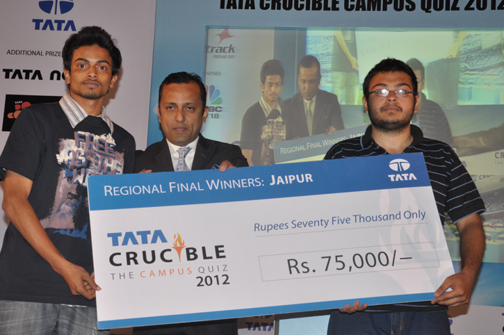 Tata Crucible Campus Quiz 2012 jaipur