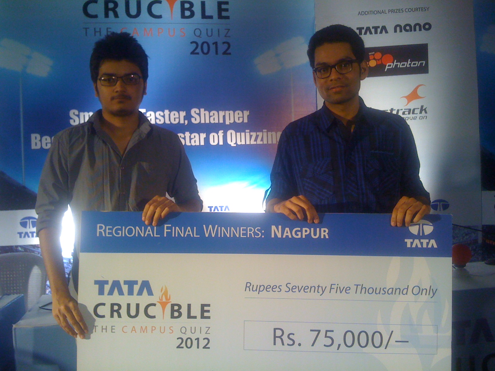 Tata Crucible Campus Quiz 2012 nagpur